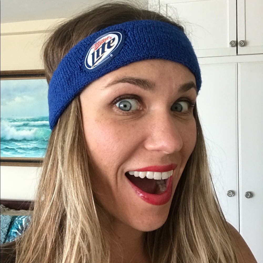 Miller Lite Sweatband